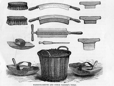 Fleshing Knives and Other Tanner